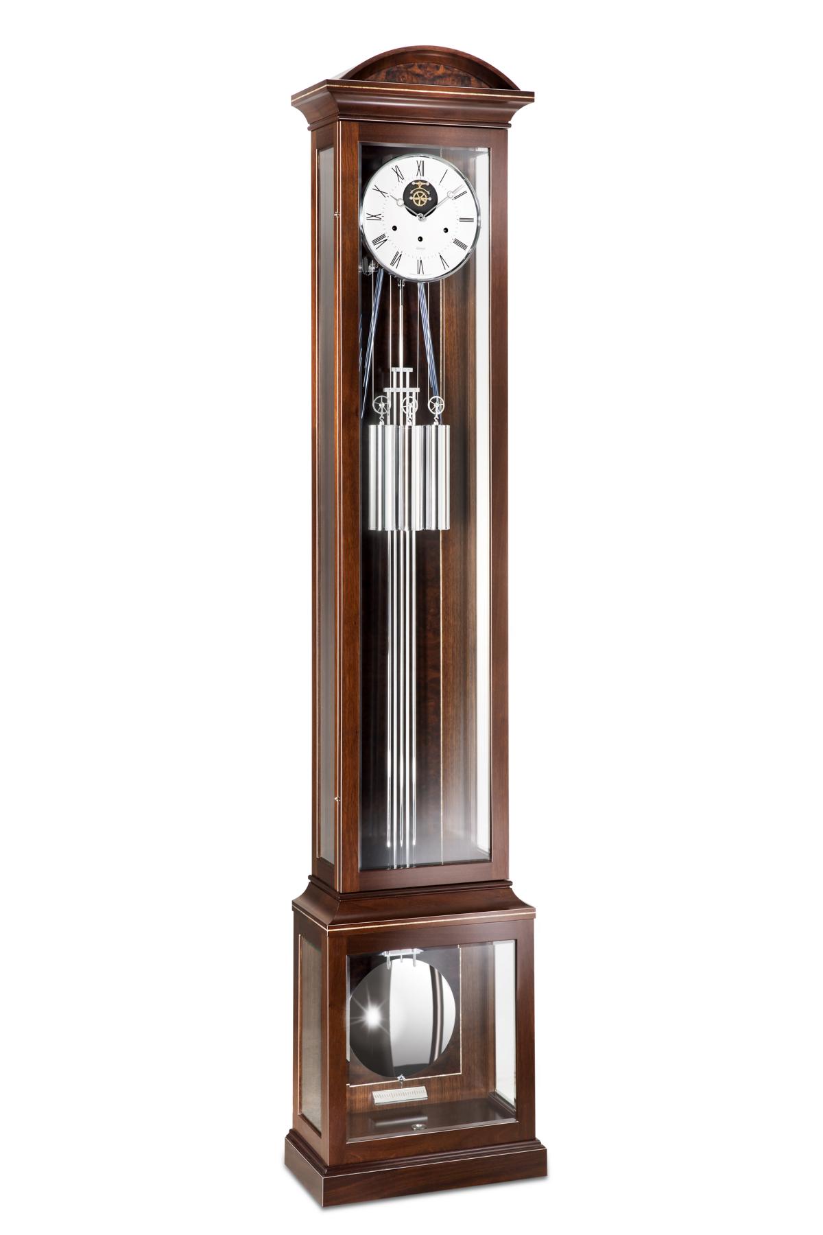 Kieninger Floor Clock walnut lang swinging pendelum